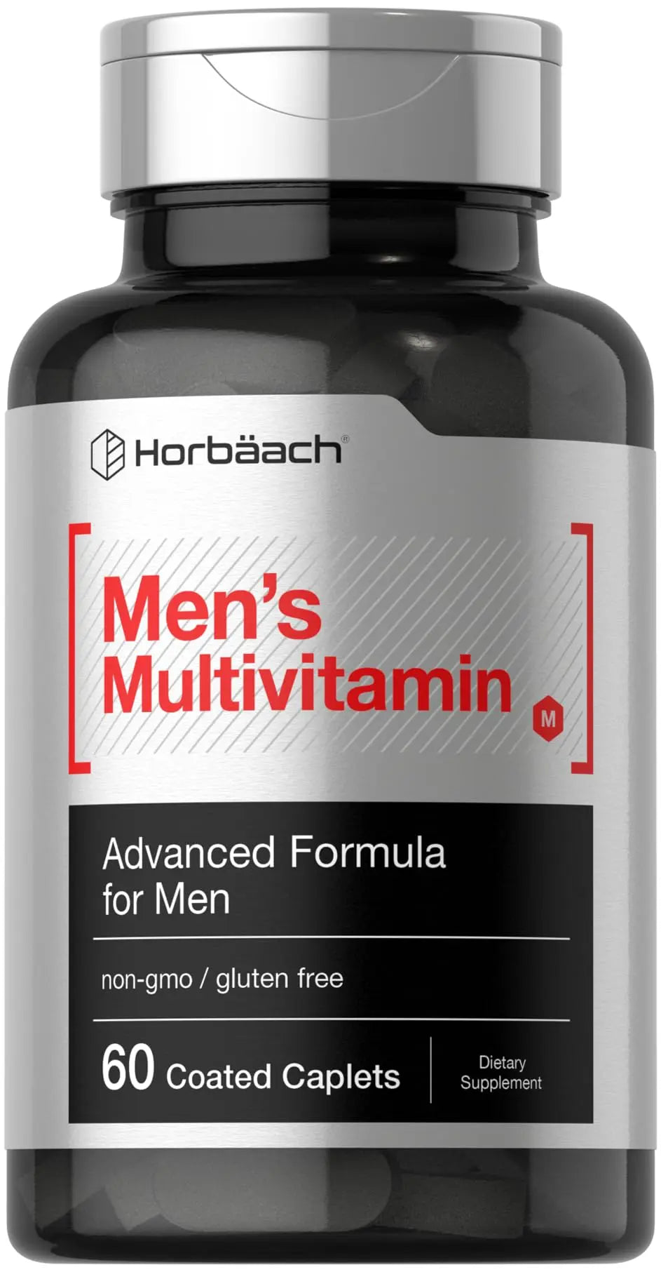Horbäach Mens Multivitamin | 60 Caplets | Advanced Formula | with Vitamin C, D, Magnesium, Minerals & More | HorbäachAu supplements