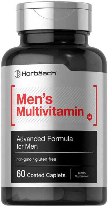 Horbäach Mens Multivitamin | 60 Caplets | Advanced Formula | with Vitamin C, D, Magnesium, Minerals & More | HorbäachAu supplements