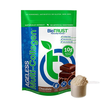 BioTrust Ageless Multi Collagen Peptides Powder – 5 Types (I, II, III, V, X) – Hydrolyzed BioTrustUS supplements