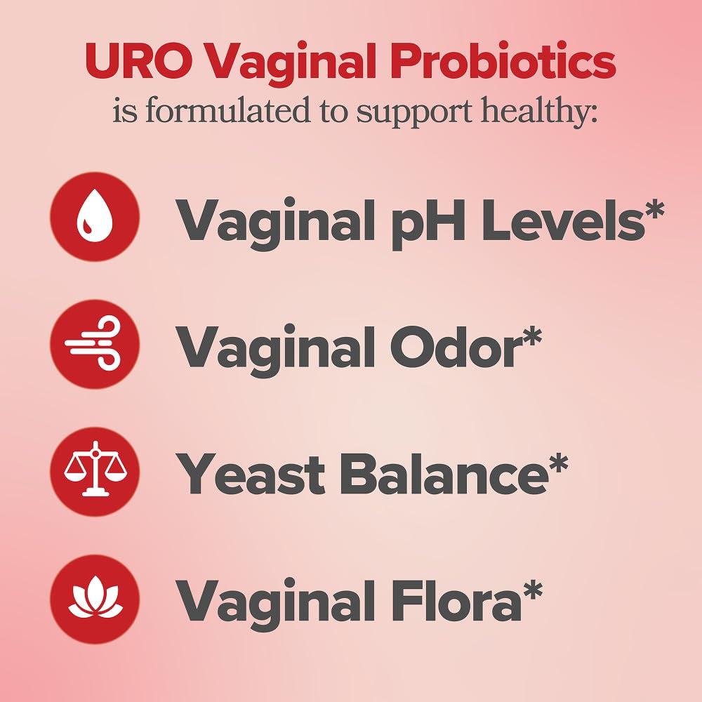 O Positiv URO Vaginal Probiotics for Women pH Balance with Prebiotics & Lactobacillus – Vaginal Health Supplement – Promote Healthy Vaginal Odor & Flora, 60 Count (Pack of 1), 1 Month Supply O PositivAu supplements