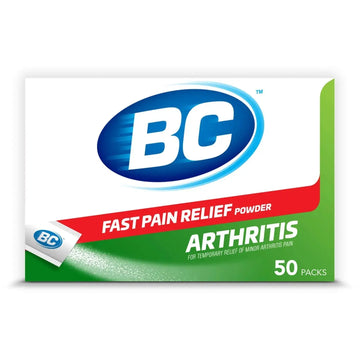 BC Powder Arthritis Pain Reliever, Aspirin Dissolve Packs, 50 Count Powder Packets BCAu supplements