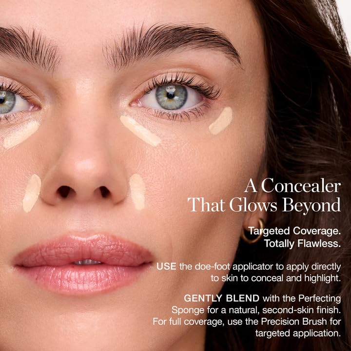 Ogee Complexion Perfecting Under Eye Concealer - Certified Organic Full Coverage Concealer - Buildable Coverage - OSIER 1.75W - Light Medium (Olive Undertones) OgeeAu supplements
