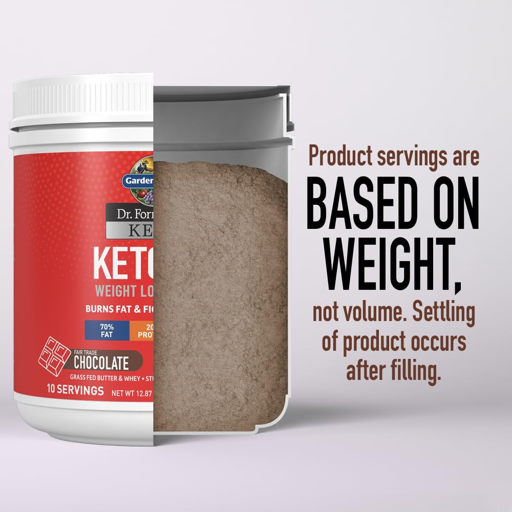 Garden of Life Dr. Formulated Keto Fit Weight Loss Shake - Chocolate Powder, 10 Servings Garden of LifeUS supplements
