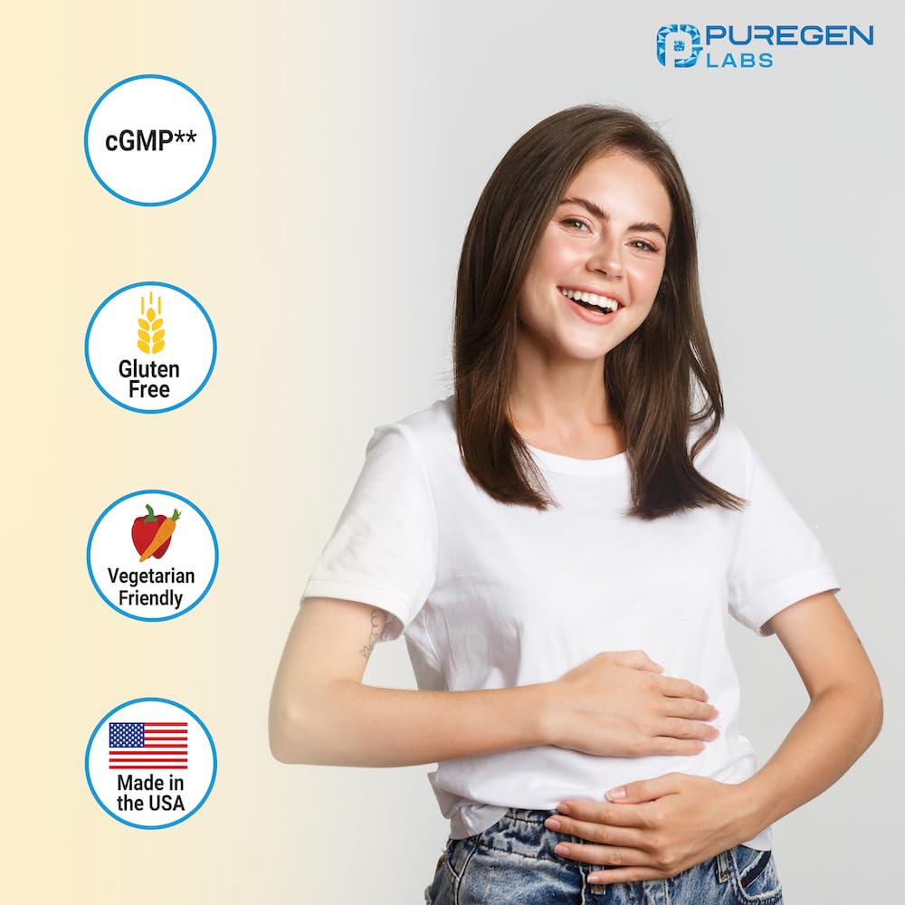 Puregen Labs Dairy Relief Natural Fast Acting Lactase Enzyme 3000 FCC, Lactose Intoleran P Puregen LabsUS supplements