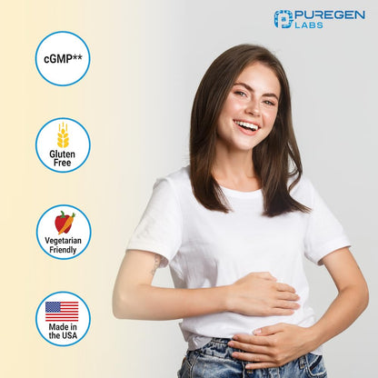Puregen Labs Dairy Relief Natural Fast Acting Lactase Enzyme 3000 FCC, Lactose Intoleran P Puregen LabsUS supplements