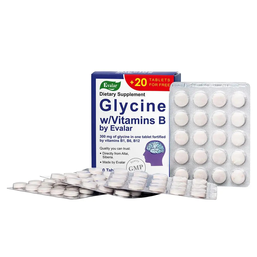 Glycine Forte Evalar 60 Tabs Evalarnz supplements