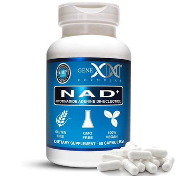 Genex Formulas NAD+ 250mg Serving 60 Capsules Nicotinamide Adenine Dinucleotide (Actual NAD+ Not a Precursor) (1) Genex FormulasAu supplements