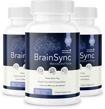 Nature’s NutriWave BrainSync Probiotic Supplement – Supports Daily Wellness & Gut-Brain Balance – 3.6 Billion CFU – 30 Dissolvable Tablets, 3 Month Supply Nature’s NutriWaveAu supplements
