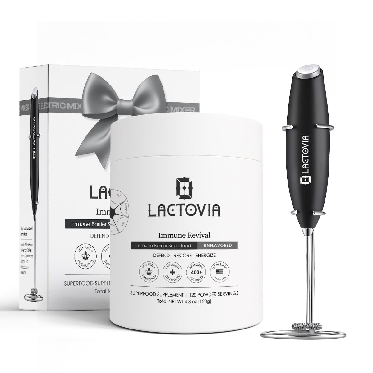 LACTOVIA Bovine Colostrum Powder | Grass-Fed Organic Colostrum Supplement | Gut & Immune Health Support | Raw, Unflavored | Keto, Gluten & Fat-Free | for Women & Men LACTOVIAAu supplements