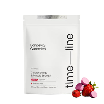 Timeline Mitopure Urolithin A Supplement Gummies - Clinically Proven Support for Healthy Aging Cellular Energy Muscle Strength and Longevity TimelineAu supplements