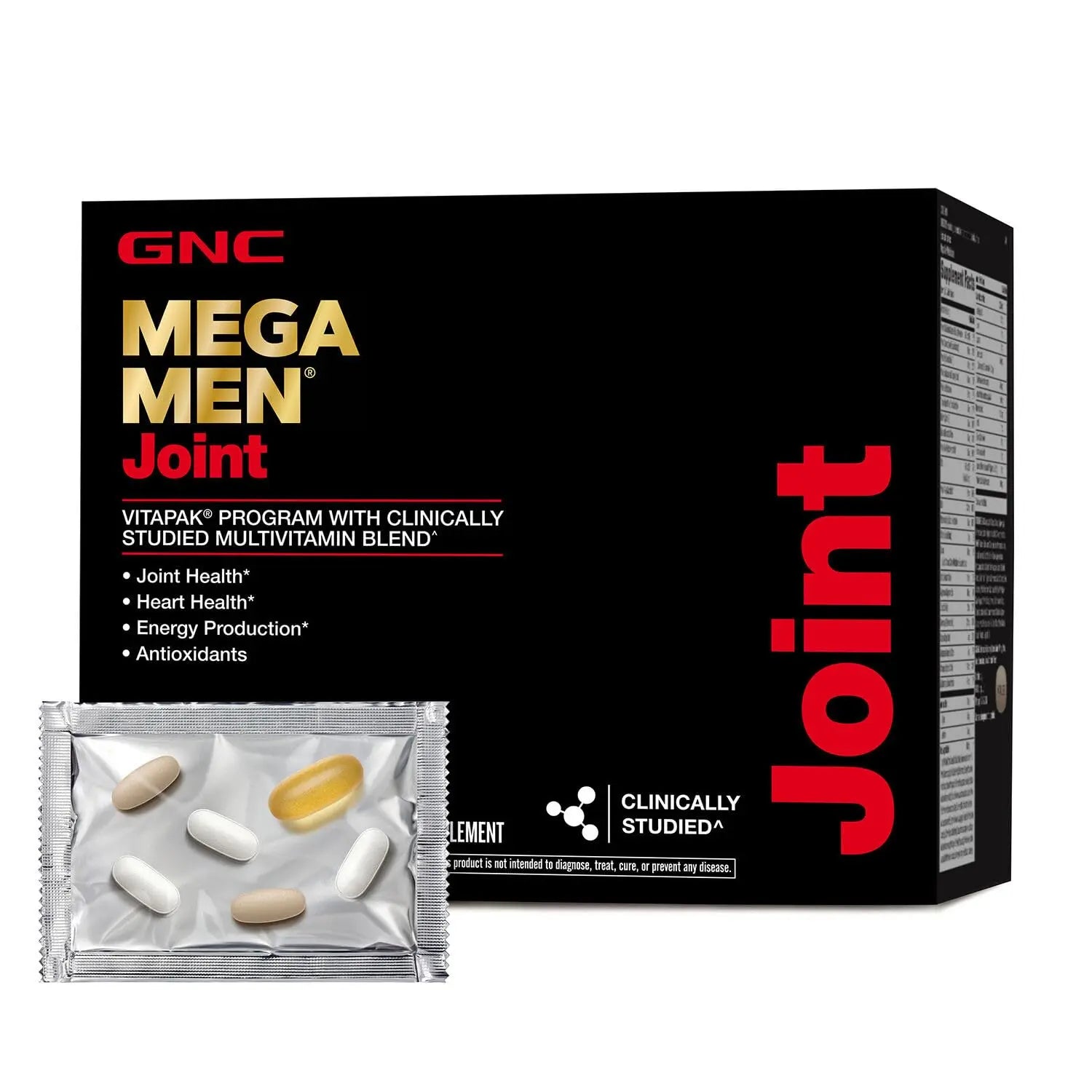GNC Mega Men Joint Vitapak Program, Convenient Complete Nutrition, 3 Products in 1 Packet, Move Better, Comfort & Function GNCAu supplements