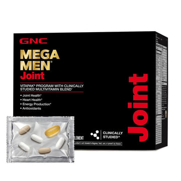 GNC Mega Men Joint Vitapak Program, Convenient Complete Nutrition, 3 Products in 1 Packet, Move Better, Comfort & Function GNCAu supplements