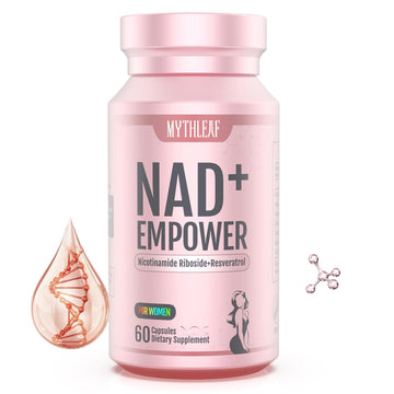 MythLeaf Exclusive NAD+ Supplement for Women,NMN Alternative with Resveratrol, CoQ10,Black Cohosh, Vitamin E for Cellular Health,Enhance Energy, Balance Mood, 60 Capsules,30 Day Supply MythLeafAu supplements
