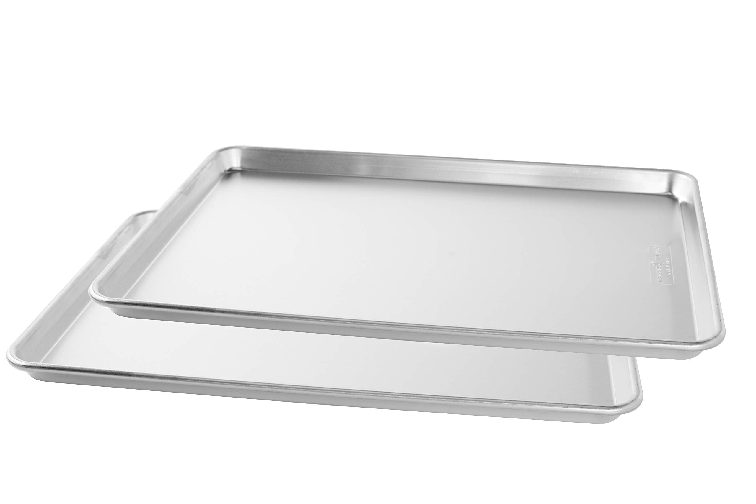 Nordic Ware Naturals Extra Large, 21 x 15 inch Baking Set - USA Made Aluminum Commercial Quality Pan for Baking or Roasting, Encapsulated Galvanized Steel Rim Prevents Warping, 2pk Big Sheet Nordic WareAu supplements
