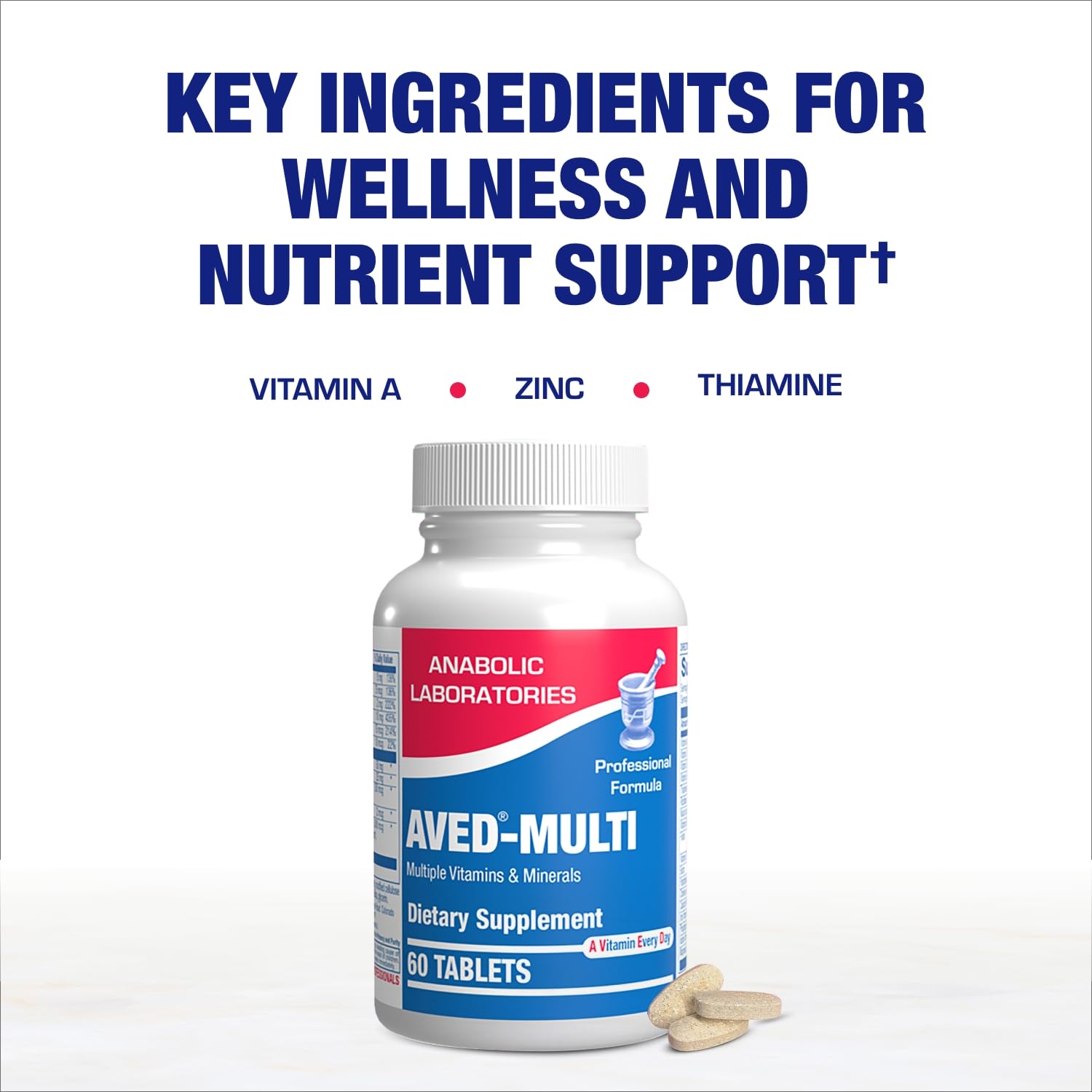30-In-1 Adult Multivitamin with Iron - Antioxidant Rich Over 50 Multivitamin for Women and Men with Vitamins A C D E B Complex Zinc Magnesium Myo Inositol Citrus Bioflavonoids & More - 1 Month Supply Anabolic LaboratoriesAu supplements