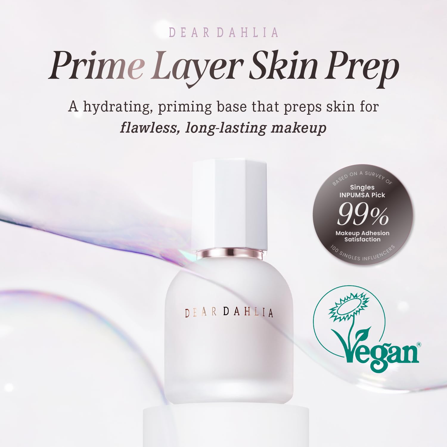 DEARDAHLIA Prime Layer Skin Prep - Vegan Makeup Primer, Lightweight & Hydrating for Long-Lasting Makeup, Smooth, Glowing Skin. Korean Base Prep. Artificial fragrance free. 1.35 oz DEARDAHLIAAu supplements