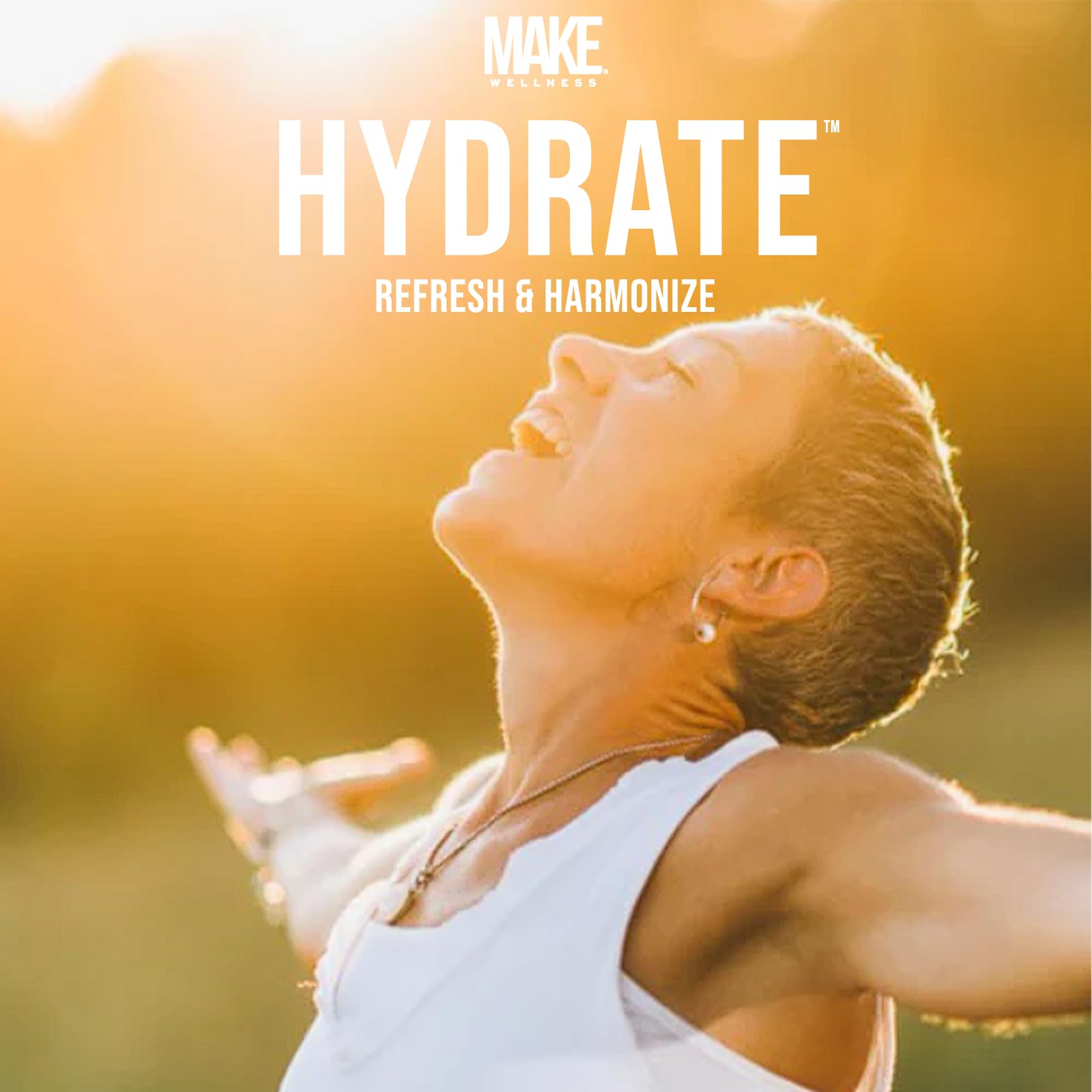 Make Wellness HYDRATED | 30 Servings | Grapefruit Flavor | Supports Hydration & Electrolyte Balance | Bioactive Peptide Blend for Daily Overall Wellness Make WellnessAu supplements