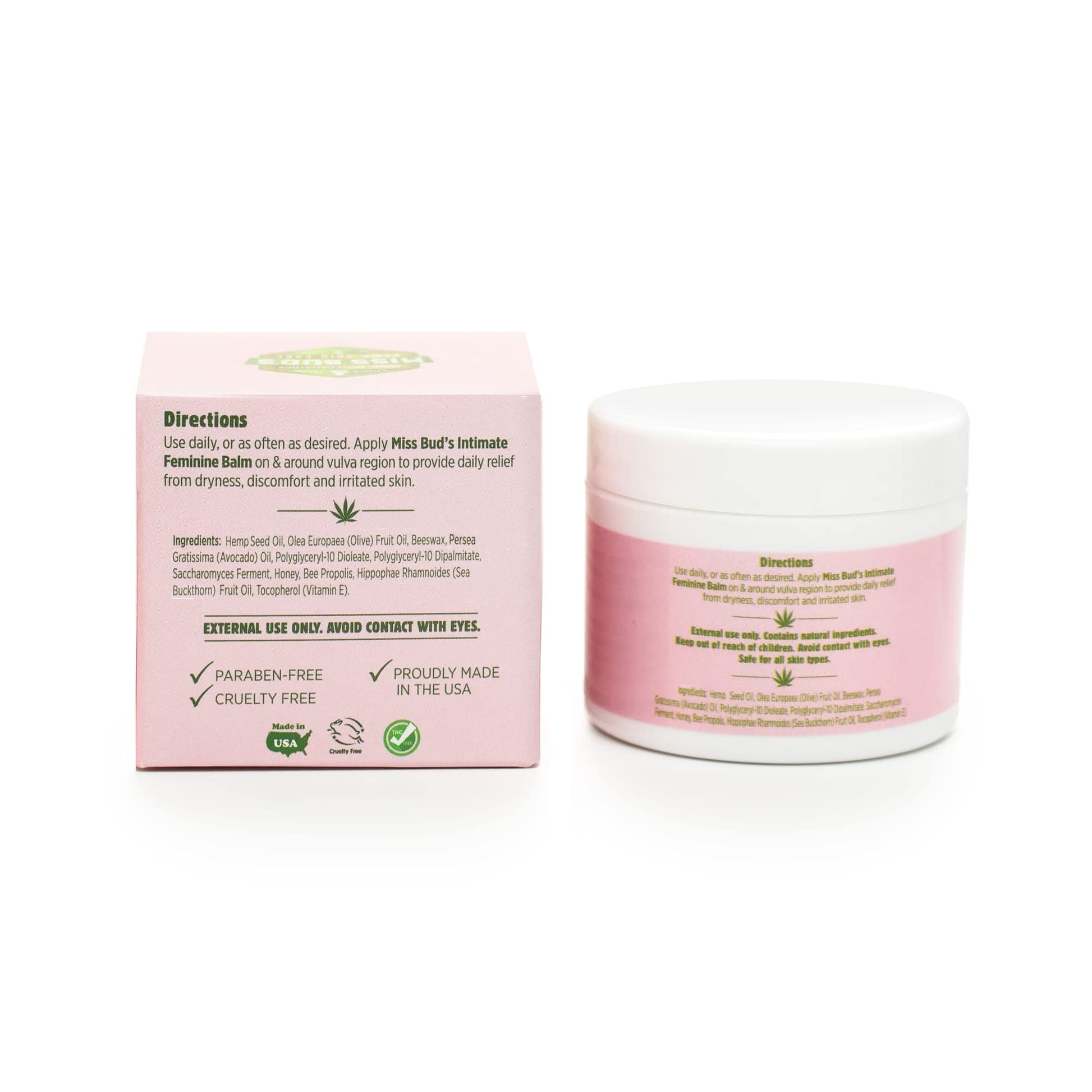 Miss Bud’s Hemp Intimate Feminine Vulva Balm Relieves Itching, Burning, and Redness Eliminates NATURE'S ORIGINAL MADE WITH CANATREX UNCLE BUD'S · TOPICAL PAIN RELIEVER · A TRUSTED FAMILY FORMULAAu supplements