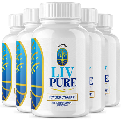 Liv Pure Capsules - Official Formula - Liv Pure Liver Detox Cleanse & Repair - Liver Supplem VIVE MDUS supplements