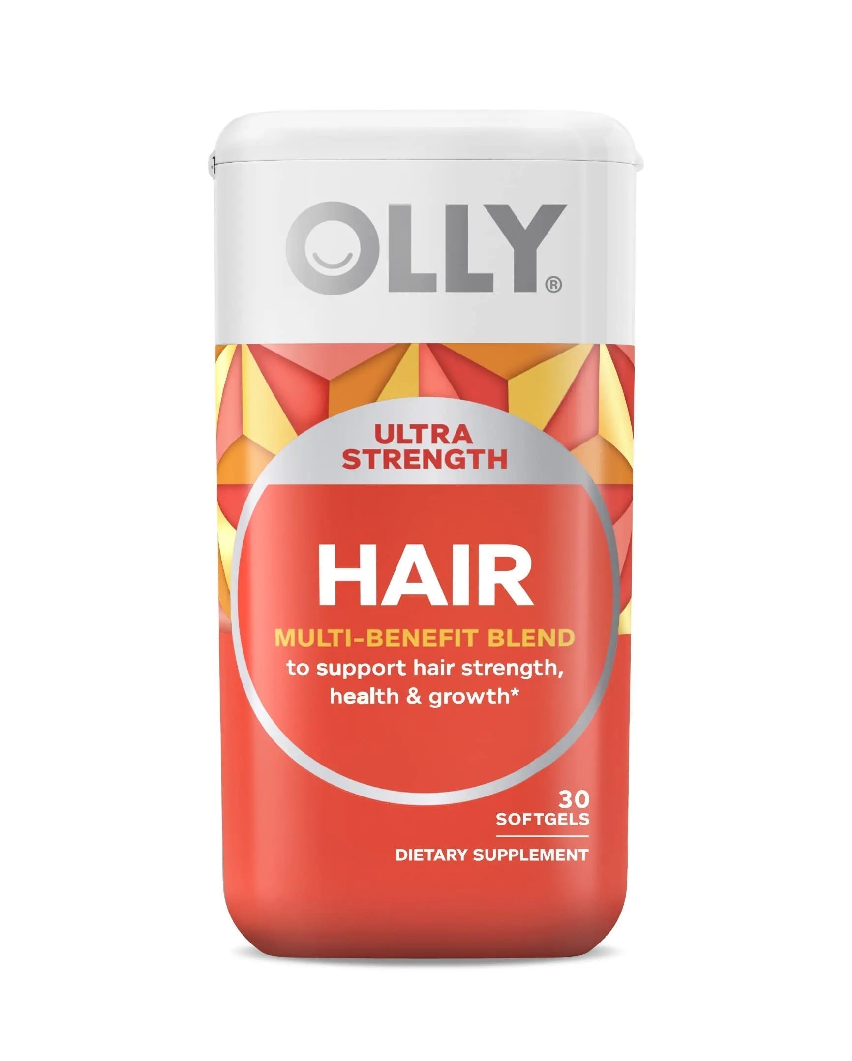 OLLY Ultra Women's Multi Softgels & Ultra Strength Hair Softgels, Supports Hair Health, Biotin, Keratin, Vitamin D, B12, Hair Supplement, 30 Day Supply - 30 Count OLLYAu supplements