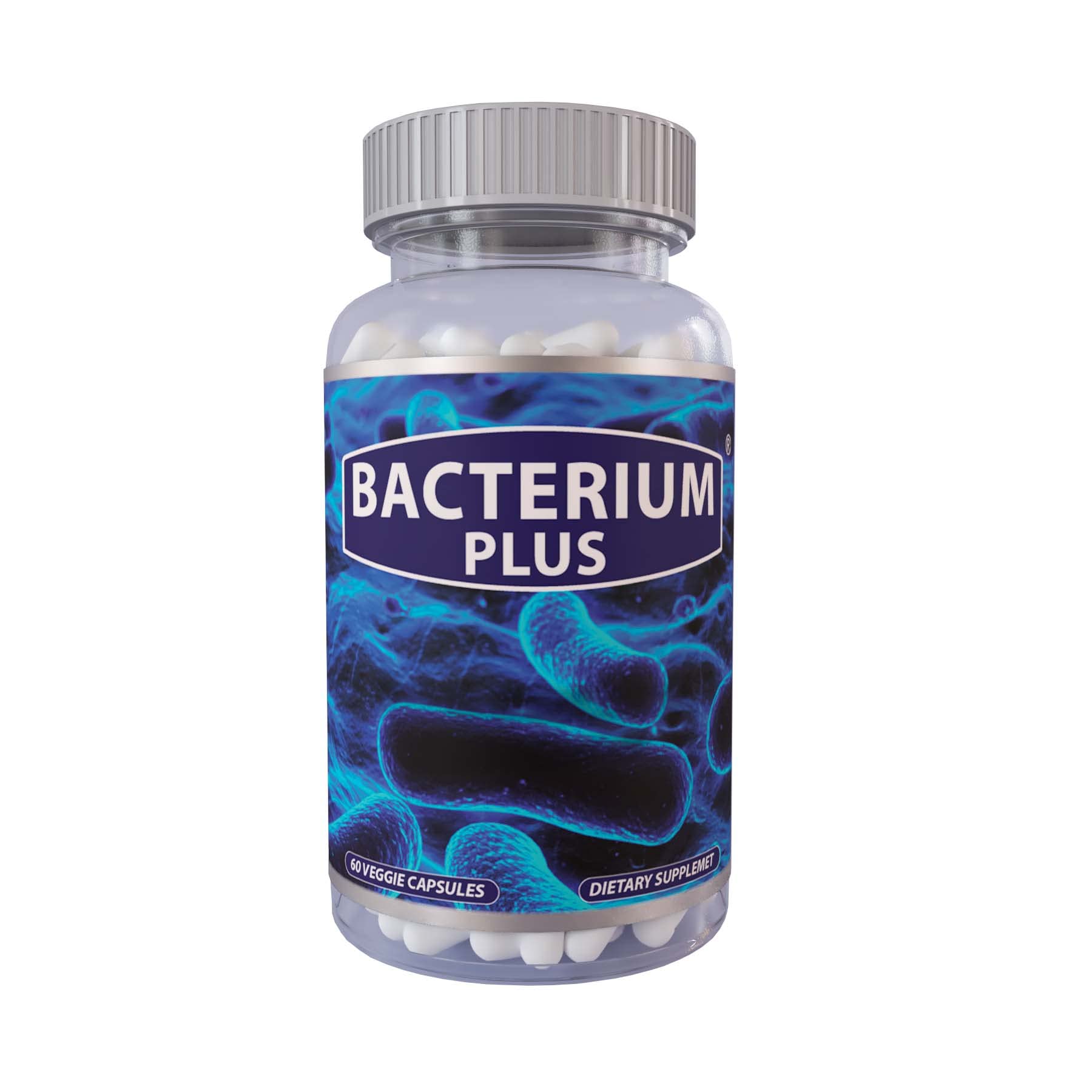 Bacterium Plus - Maximum Strength Probiotics - Probiotic Blend to Improve Instestinal Health, 100% Natural Digestive Supplement - 60 Capsules BACTERIUM PLUSAu supplements