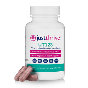 Just Thrive UT123 - Supports Urinary Tract Health for Women - Made with Cranberry, 60 Capsules Just ThriveUS supplements