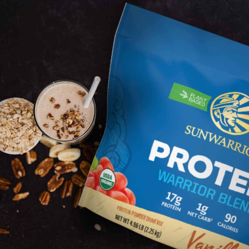 Sunwarrior Vegan Organic Protein Powder Plant-Based | BCAA Amino Acids Hemp Seed SunwarriorUS supplements