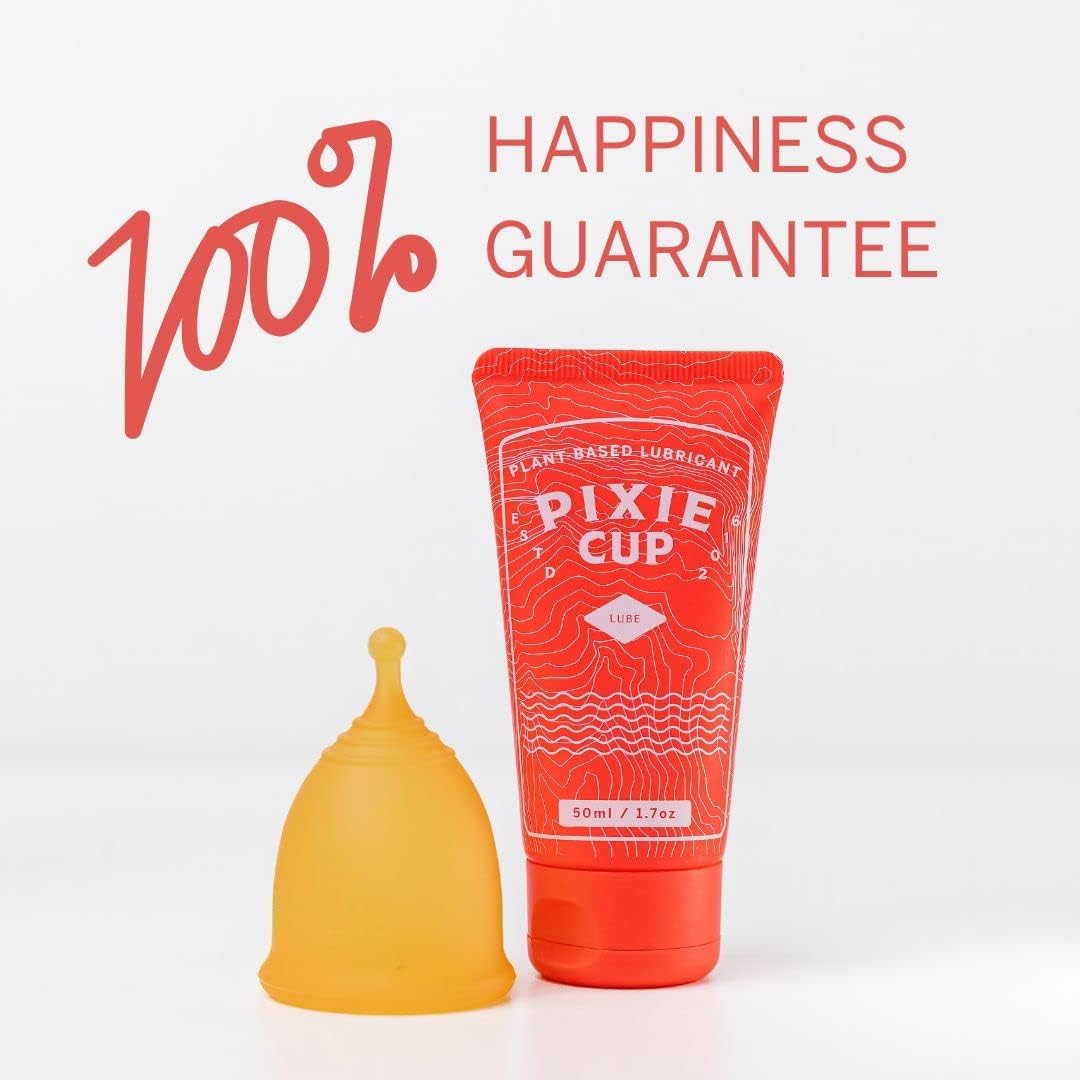 Pixie Menstrual Cup Lube - Make it Easy to Insert Your Period Cups - All Natural Water Based Lubricant Pixie CupAu supplements
