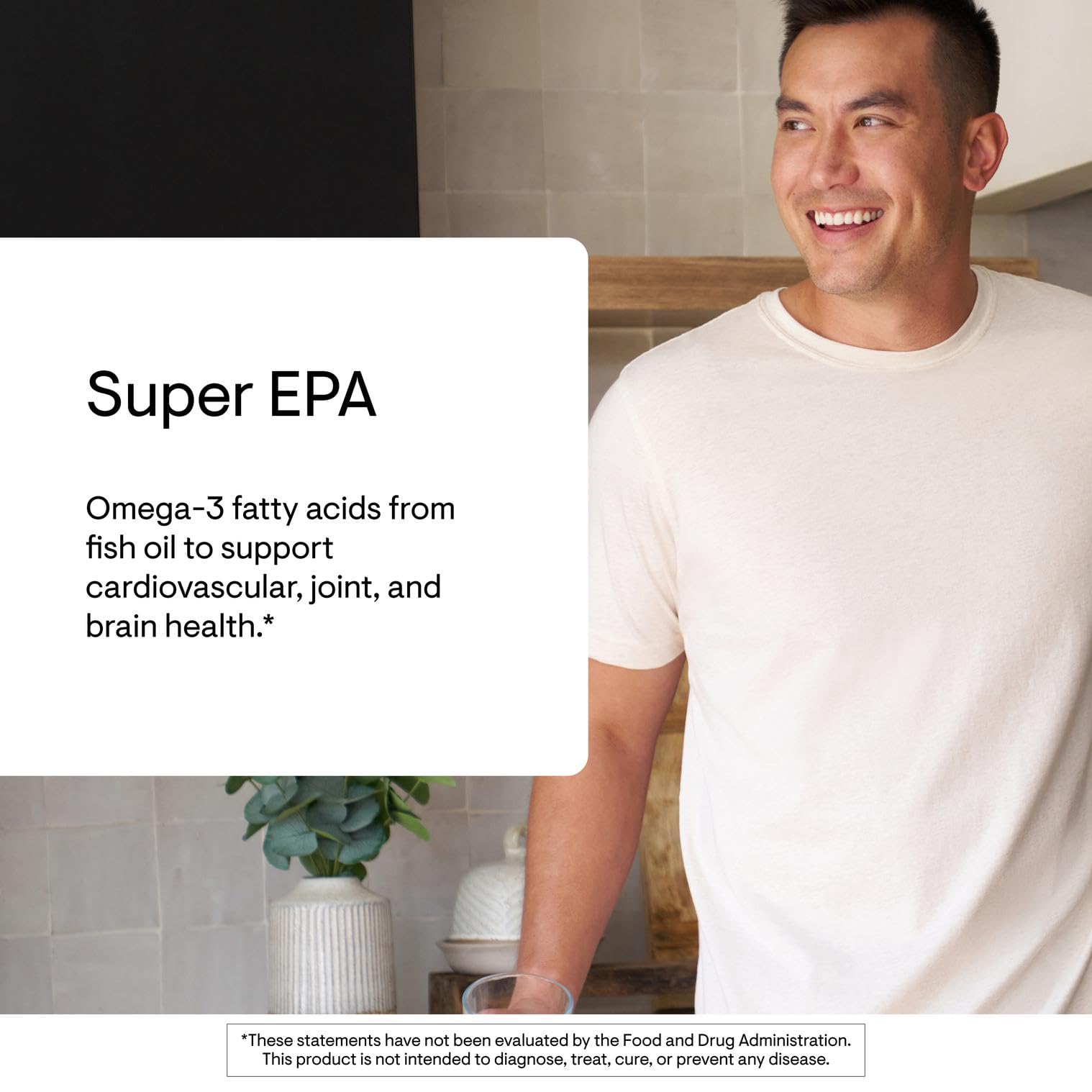 THORNE - Super EPA - Omega-3 Fatty Acids EPA 425mg & DHA 270mg Supplement - Support Brain, Cardiovascular, Joints & Skin* - Gluten, Dairy & Soy-Free - 90 Gelcaps THORNEAu supplements