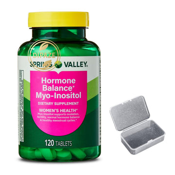 Spring Valley Hormone Balance Myo-Inositol 2000mg Dietary Supplement Tablets, 120 Count + Dipaze Gift (Container) Aus HealthcareAu supplements