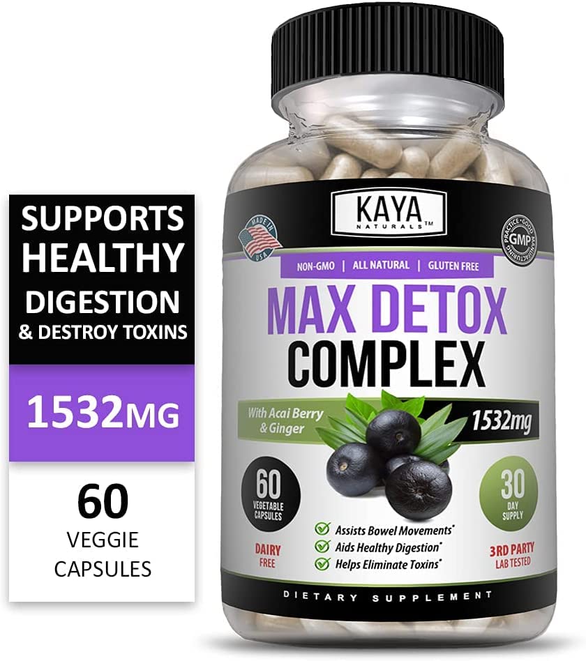 Kaya Naturals - Max Detox - 100% Natural, Healthy, Safe & New, Pure Herbal Ingredients Kaya NaturalsAu supplements