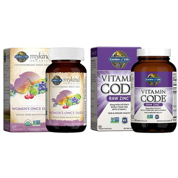 Garden of Life Women's Multivitamin and Zinc Supplement Bundle (2 Items) Garden of LifeAu supplements
