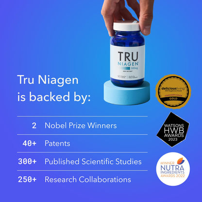 TRU NIAGEN - Patented Nicotinamide Riboside NAD+ Supplement. NR Supports Cellular TRU NIAGENUS supplements