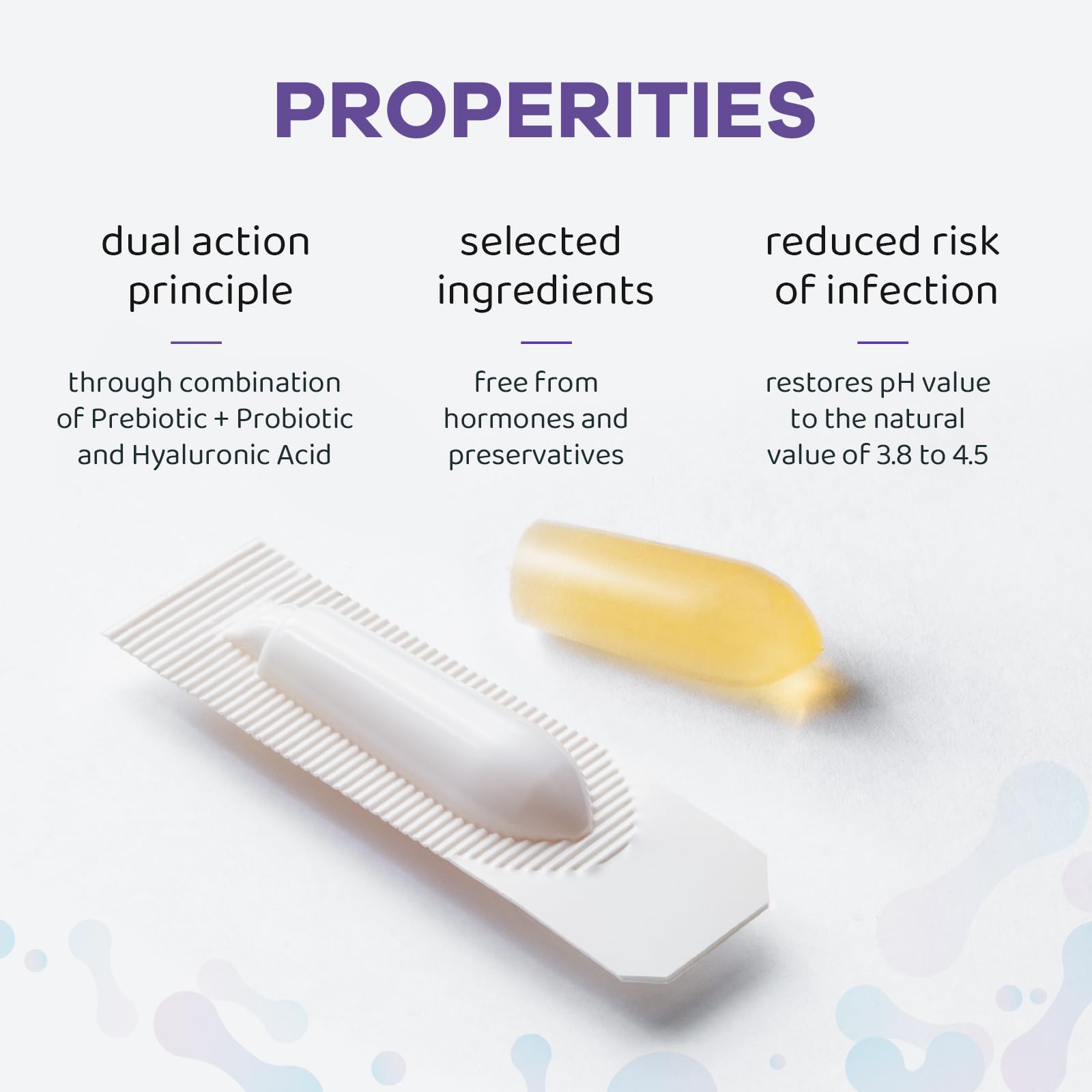 Vaginal Probiotic Suppositories, Prebiotic Infused with Hyaluronic Acid, Tea Tree, and Vitamin C&E VagiriaAu supplements
