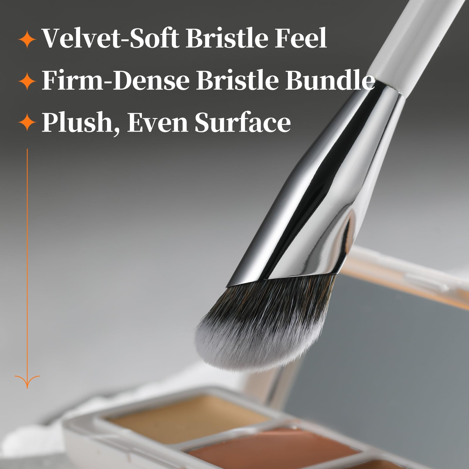 Albeaut Concealer Brush, Angled Under Eye Makeup Small Foundation Precision Face Blending Brush (193 concealer brush) ALBEAUTAu supplements