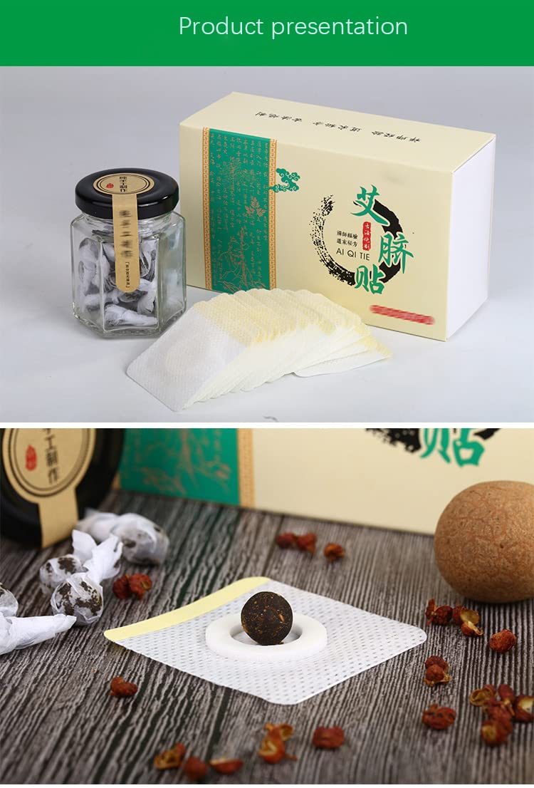 Mugwort Belly Patch,Moxibustion Belly Button Patch for Men and Women 30Pcs/Box Heath SecretAu supplements