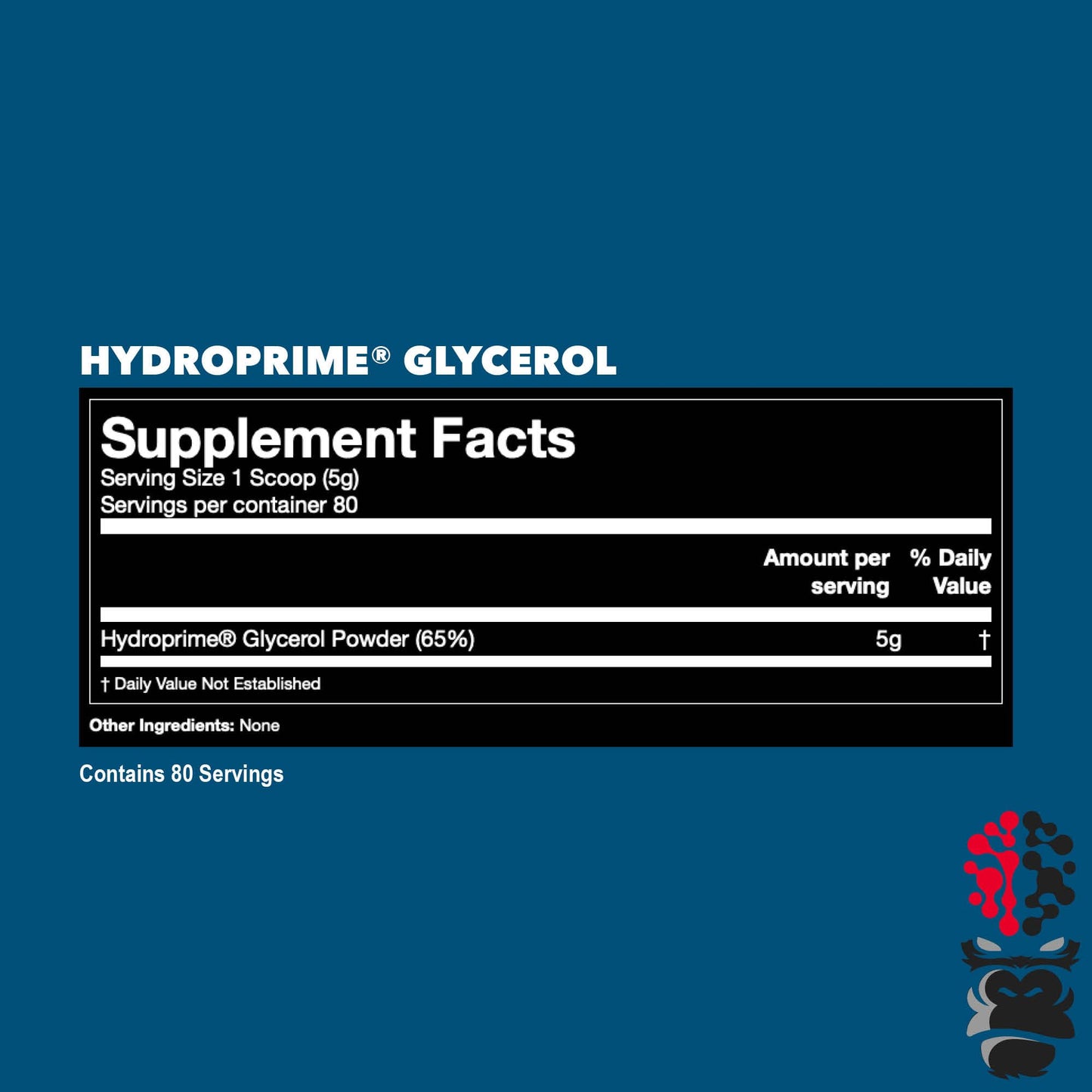 Gorilla Mind Hydroprime Glycerol Pre-Workout - Hydrating Pre-Workout Formula for Intense Gorilla MindUS supplements