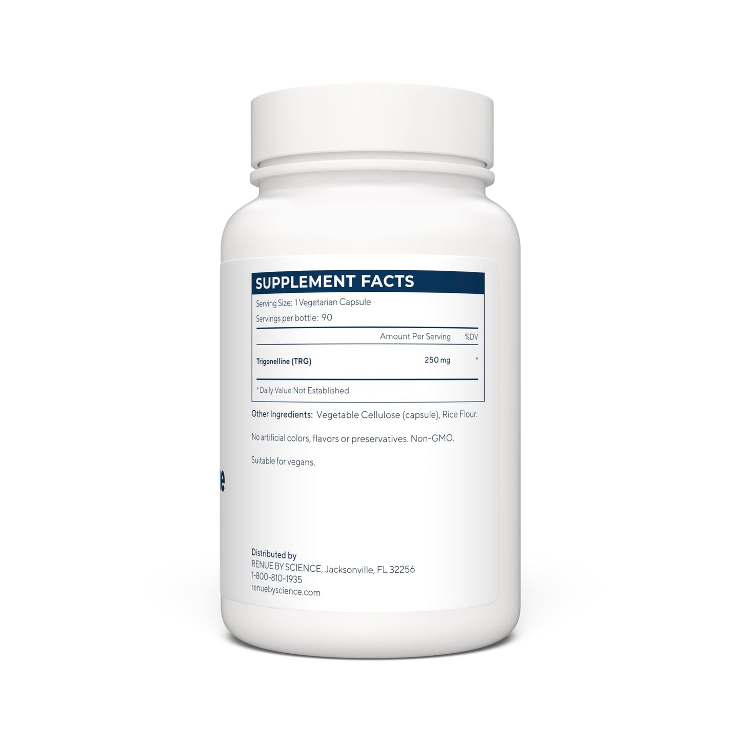 Renue By Science Trigonelline | High Strength Trigonelline TRG Methylated Niacin - 250mg Trigonilline Supplement Capsules | Non-GMO | Made in The USA & Third-Party Tested Renue By ScienceUS supplements