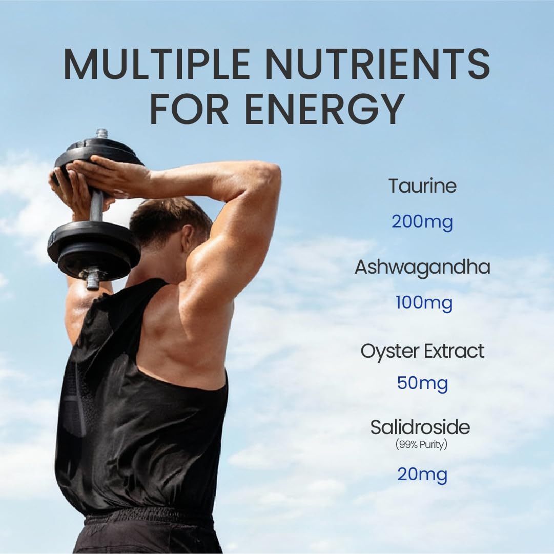 NEUMINA Men's Energy & Immune Complex, Energy Production, Fatigue Relief, Stress Support, Immune Health, Non-GMO, Made in USA, 90 Servings NEUMINAAu supplements