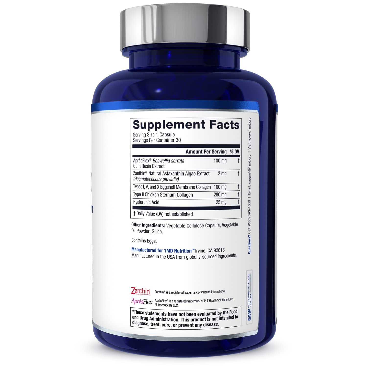 1MD Nutrition MoveMD - Joint Health Supplement - Doctor Formulated | with Collagen, Astaxanthin, and More | 30 Capsules (3-Pack) 1MD NutritionAu supplements