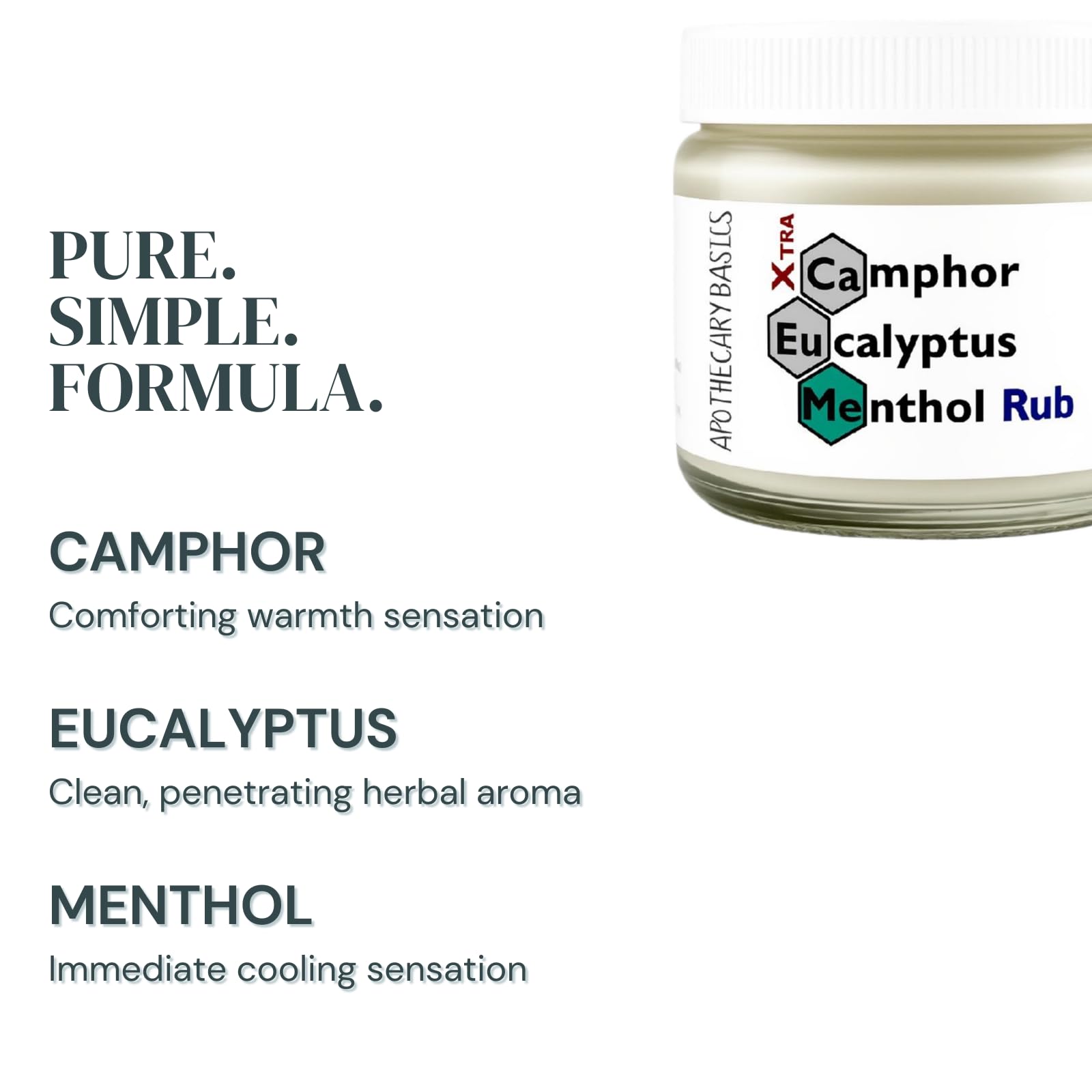 Camphor+Eucalyptus+Menthol Xtra Rub – Handmade with Menthol, Camphor & Eucalyptus – Soothing & Refreshing – 2.5 fl oz IEG StoreAu supplements