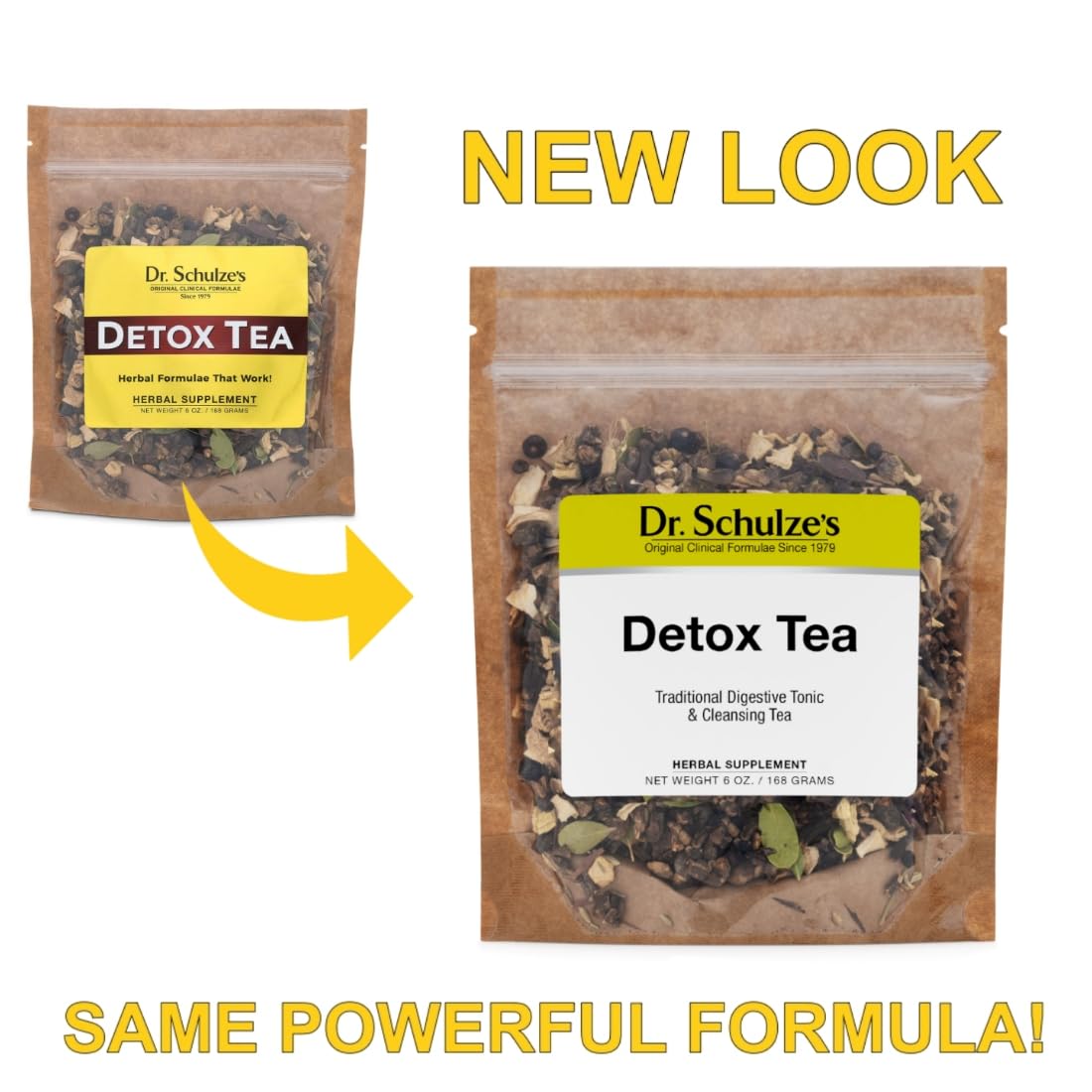 Dr. Schulze’s | Detox Tea | All Purpose Herbal Tonic | Powerful Digestive Stimulant | Dietary Supplement | Ultimate Liver Cleanse | Helps Eliminate Gas & Indigestion | Release Toxins | 6 Oz. Pack Dr. Schulze'sAu supplements