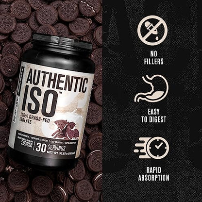 Jacked Factory Authentic ISO Grass Fed Whey Protein Isolate Powder - Low Carb Jacked FactoryUS supplements