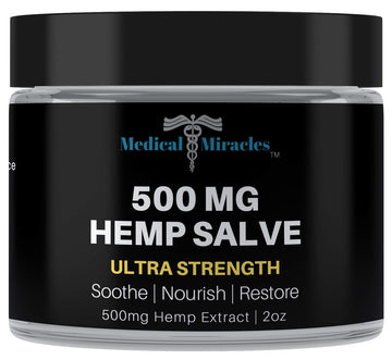 Medical Miracles Hemp 500 Mg Ultra Strength Healing Salve Ideal for Hips, Joints, Neck, Back, Elbows, Fingers, Hands, and Knees Medical MiraclesAu supplements