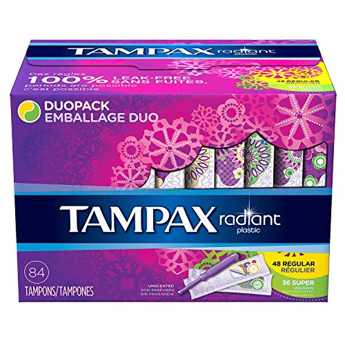 Tampax 29936 Radiant Tampons Regular Super, 84 Count (Pack of 1) TampaxAu supplements