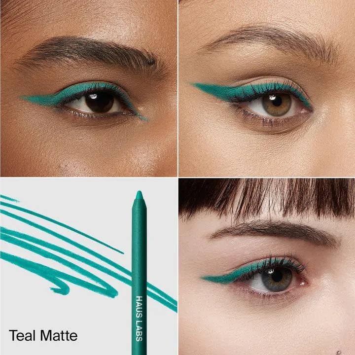 HAUS LABS BY LADY GAGA Optic Intensity Eco Eyeliner - Teal Matte + Complimentary Sheet Face Masque HAUS LABS BY LADY GAGAAu supplements