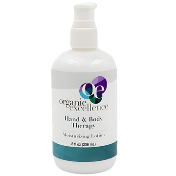 Organic Excellence Hand and Body Therapy All Natural Body Lotion for Women Men Kids - Organic Body Lotion For Dry Skin Rich, Natural Moisturizer For Daily Use, Unscented, Made in USA with Shea Butter Organic ExcellenceAu supplements