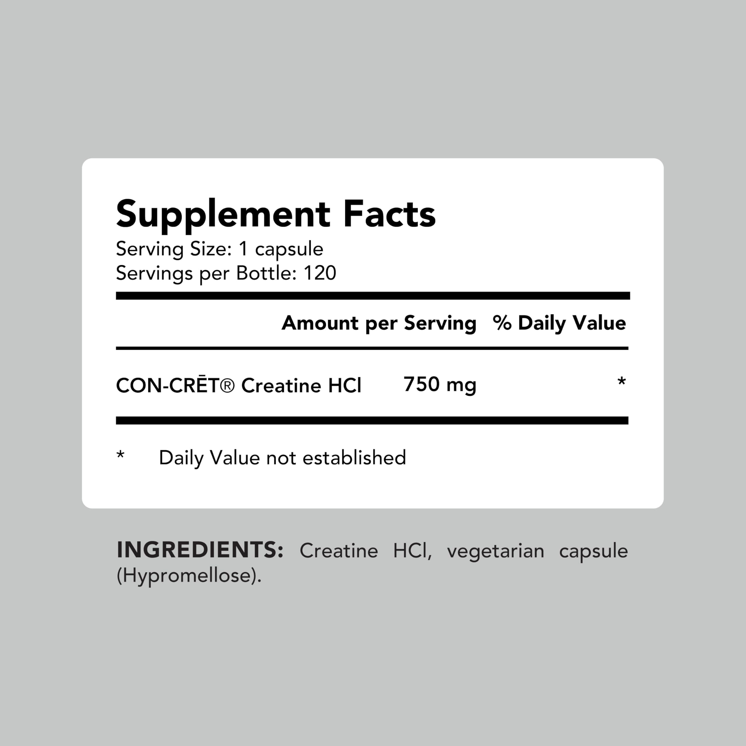 AMANDEAN Creatine HCl Pills. American Made CON-CRET. 120 Capsules. 7X Concentrated vs Monohydrate Powder. No Bloat. Muscle, Energy, Cognitive, Recovery Support for Men & Women. Gluten Free, Non-GMO. AMANDEANAu supplements