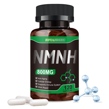 SUPRANOURISH Pure NMNH Supplement 120 Capsules - 800mg High-Purity NMNH Supplements, NAD Supplement for Boost NAD+ for Anti-Aging & Cellular Energy SUPRANOURISHAu supplements