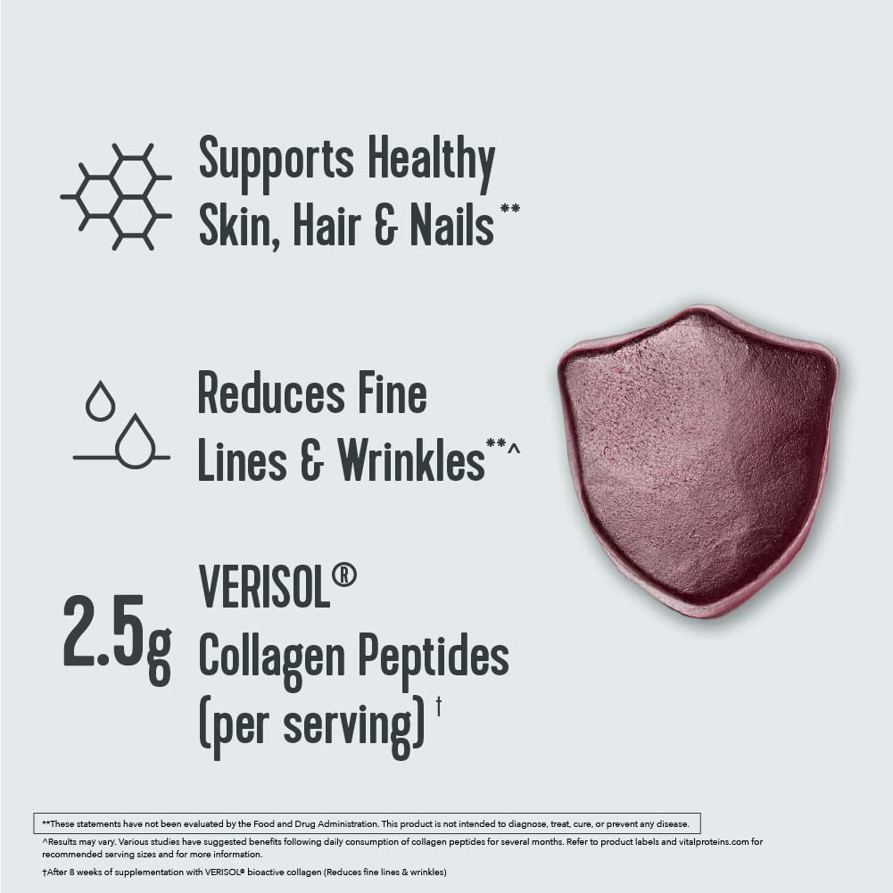 Vital Proteins Collagen Gummies, 2.5g of Clinically-Tested Collagen for Hair, Skin, Nails Vital ProteinsUS supplements
